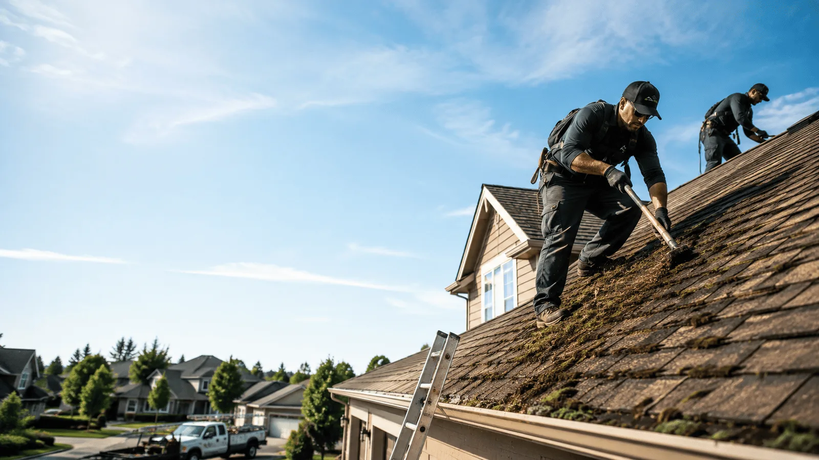 Roof Moss Removal in Center Point, TX near me